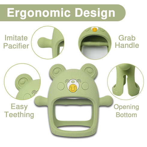 Baby Teething Toys, No Drop Teething Toys for Babies 0-6 Months, Baby Chew Toys for Teething Relief, Hand Teethers for Babies, Great Baby Shower G...