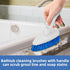 Qaestfy Bathtub Brush Refill Replacement Shower Tub and Tile Cleaning Lock in Place Scrub Brushes Head for Bathroom Wall Floor Scrubbing Compatiab...