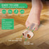 Gel Toe Separators with 2 Loops, Bunion Corrector for Women and Men 1 Pair, Toe Straighteners for Toe Overlapping and Crooked, Toe Spreader for Bu...