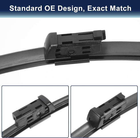 X AUTOHAUX Front Windshield Wiper Blades for VW Jetta 6 2014-2020 - 24 Inch 19 Inch...