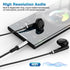 3.5mm Headphones Wired Earbuds for Chromebook Laptop,in-Ear Headset Earphones with HD Mic,Clear Call,Volume Control for Nintendo Switch,MP4/MP3,Sa...