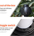 3.7v 10w Solar Lantern Light Outdoor Ip65 Waterproof Round Garden Hanging Atmosphere Night Lamp Black...