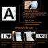 46 Pcs Letter Stencils Symbol Numbers Craft Stencils, Reusable Alphabet Templates Interlocking Stencil Kit for Painting on Wood, Wall, Fabric, Roc...