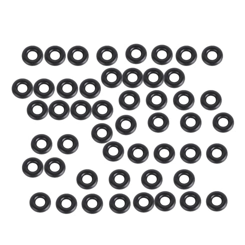 50PCS Nitrile Rubber O-Rings for Automotive Machine Plumbing,Size 4.5mm OD 6.5mm ID 1mm Width...
