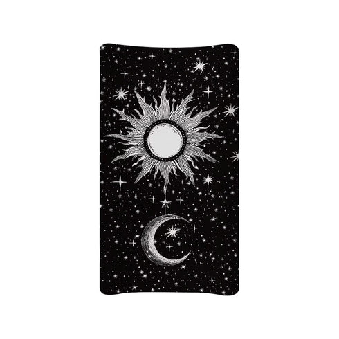Moon Star and Sun Changing Pad Cover for Baby Girls Diaper Changing Pad Covers 32”x16” Newborn Infant Changing Table Sheet Changing Mat Covers Ult...
