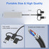 Memory Stick pro Duo Adapter for iPhone, 6 in 1 SD/TF/M2/MS/CF/XD Picture Card Reader for Computer, Multi Card Reader with Lightning+USB A+USB C, ...