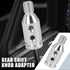 Gear Shift Knob Adapter Kit Universal with 4 Rubber Hoses M12x1.25 Lever Cover Head Metal...