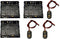 3 Pcs 4 x 1.5V (6V) AA Battery Holder Leads with 3 Pcs 9V I Type Snap Connector Plastic Housing...