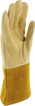 IRONCAT 6021 Pigskin MIG Welding Gloves – Medium, Insulated Top Grain Work Safety Gear, Straight Thumb, Kevlar Construction, Natural...