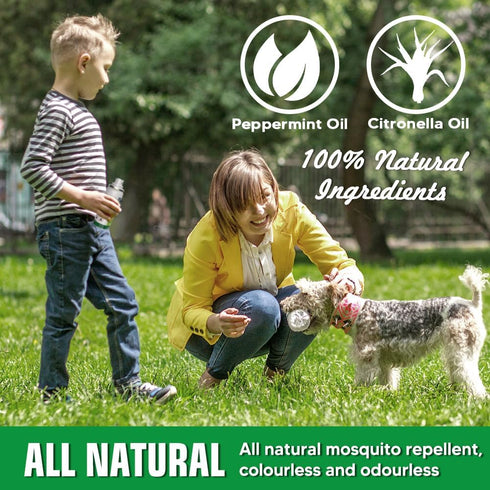 Mosquito Repellent Outdoor Patio,Mosquito Repeller, Powerful Natural Mosquito Deterrent for Kids/Adults, Mosquito Control for Camping/Patio/Yard/T...