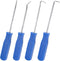 MECCANIXITY O-Ring Pick and Hooks 4in1 Set 140mm Oil Seal Gasket Precision Screwdriver Puller Remover Tool, Blue...