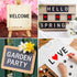 BAMIDELE 6 Inch Letter Stencils and Numbers, 45 Pcs Plastic Alphabet Stencils, Reusable Spray Paint Lettering Drawing Template for Painting on Woo...