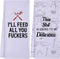 Funny Kitchen Towels for Men, Women, BBQ Grilling Cooking Dish Towels, Funny Birthday Gifts for Husband, Dad, Boyfriend, Friend, Hilarious Gag Gif...