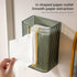 Acrylic Paper Towel Holder, Wall Mounted Paper Towel Dispenser, Adhesive Tissue Box Guest Napkin Countertop Paper Towel Holder for Bathroom(White)...