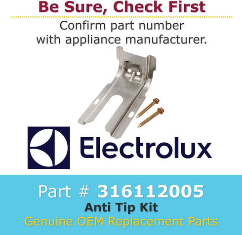 Electrolux 316112005 Frigidaire Anti Tip Kit