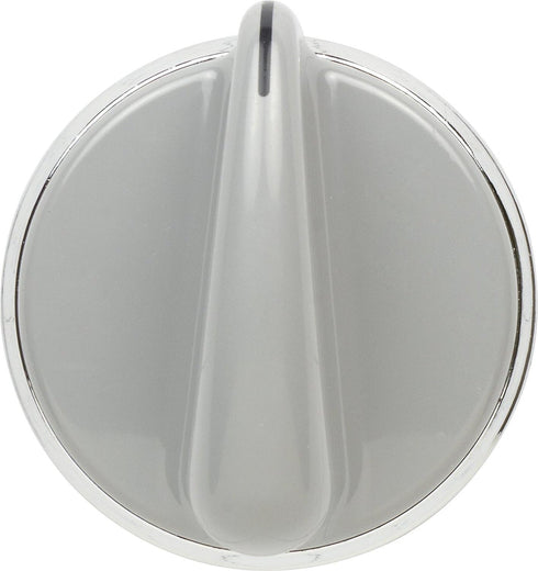 UPGRADED Lifetime Appliance WH01X10462 Control Knob Compatible with General Electric Dryer (Grey)