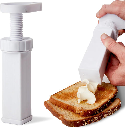 Max Space Butter Mill Butter Dispenser Stick - Twist to Spread Thin Butter Ribbons, Keeps Butter & Margarine Fresh Longer - Easy Spreadable Butter...