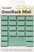 Omnigrid OmniRack, Mini Ruler Storage Rack, Mint Green...