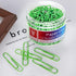 Paper Clips Assorted Sizes 400 Pieces, 2"?50mm?Large Paper Clips and 1.3" ?33mm?Paper Clips Medium Size, Sturdy Coated Paper Clips Smooth for Offi...