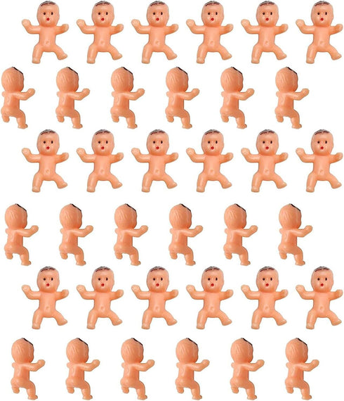 36pcs Mini Plastic Babies for Baby Shower, ice Cube Game, Party Decorations, Baby Toys...