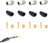 Hydraulic Disc Brake Service Kit Including Sleeve nuts, Rubber Covers, Brass Olives and Barbed Fittings Compatible with Shimano BH59 / BH90, AVID ...