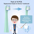 Replacement Toothbrush Heads 10 Pack Compatible with Colgate Hum Connected Smart Battery Electric Toothbrush Head, Green...