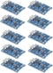 MakerFocus 10pcs TP4056 Charging Module with Battery Protection 186 50 BMS 5V Micro USB 1A 186 50 Lithium Battery Charging Board...