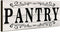 Pantry Sign Wall Decor Farmhouse Pantry Sign Wooden Rustic Retro Hanging Wooden Art Printed Decor for Home Room Holiday Decoration, 16 x 6 Inches(...