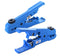 Cable Matters 2-Pack Wire Strippers/Cable Stripper in Blue, 8-16 AWG, Max 0.3 Inches/7.6mm OD Support, Adjustable Blade, Precision Cable Stripper ...