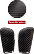 CheroCar Carbon Fiber Grain Gear Shift Knob Decoration Trim for 2017-2020 Jeep Grand Cherokee, Interior Accessories, 2 Pack...