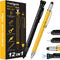 Gifts for Him, Multi-Tool Pen Set (2 Pack) Mens Gifts for Dad/Grandpa/Husband, Cool Gadgets, Unique Mens Dad Gifts, LED Tactical Pen Light for Bir...