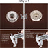 Toututu 120 Sets Leather Snap Fasteners Kit, 12.5mm Metal Snap Buttons Press Studs with 4 Setting Tools, 6 Color Leather Snaps for Clothes, Jacket...