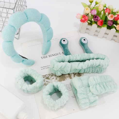 Spa Headband, Skincare Headband, Face Wash Headband, Makeup Headband, Headband for Washing Face, Wrist Bands for Washing Face, Cute Stuff, Trendy ...