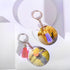 120 pcs Acrylic Keychain Blank Kit: Silver Tassels, Rings & Jump Rings for Craft, DIY Jewelry Making...