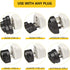 8 Pack Universal Adapter, UK to US Adapter, Europe to US Plug Adapter, Travel Adapters, European to USA General Adapter, American Outlet Plug Adap...
