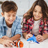 (Narwhal + Orca) Fish 2-Pack B | Small Stuffed Animals with Motor Inside Suitable for Ocean Party Favors | Batteries Required...