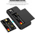 Nvollnoe for iPhone 12 Case,iPhone 12 Pro Case with Card Holder Heavy Duty Protective Dual Layer Shockproof Hidden Card Slot Slim Wallet Case for ...