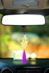 ADORAA's Handcrafted Shri Radha Krishna Rear View Mirror Car Hanging Ornament/Car Pendant/Amulet for car, Perfect Car Charm/Accessories...