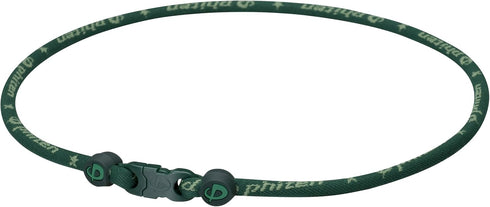 Phiten Titanium Classic Necklace - Sports Necklace Permeated with Aqua-Titanium Technology for Neck and Shoulder Tension - Elastomer Core with Mic...