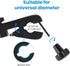 Moukey Tablet Holder for Mic Stand, Adjustable Microphone Music Stand Phone Holder Mount, Compatible with iPad, iPhone, Android, All 4.7 to 11-inc...