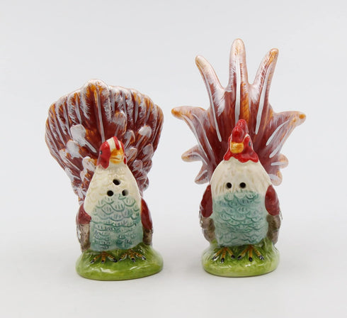 Appletree Design 31968 A Day in the Country Rooster Salt and Pepper Set, 4-3/8-Inch...