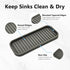 Gosmol Silicone Sponge Holder Kitchen Sink Organizer Tray Dish Caddy Soap Dispenser, Scrubber Spoon Holder,Dishwashing Accessories 2 Pack (Brown)...