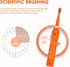 Kids Sonic Electric Toothbrush, Rechargeable Smart Toothbrush for Children Toothbrush for Toddlers Boys Girls Age 3-12 with 30s Reminder, 2 Mins T...