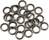 X AUTOHAUX 25pcs M12 Bronze Tone Car Engine Oil Drain Crush Flat Bonded Washer Gaskets...