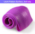 Spurtar Steering Wheel Cover, Soft Silicone Leather Texture Steering Wheel Covers, 14"-15" Anti-Slip Car Purple Steering Wheel Cover, Car Steering...