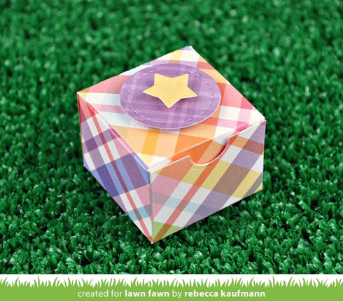 LAWN FAWN Lawn Cuts Custom Craft Die-Tiny Gift Box, White...