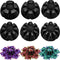 6 Pieces Flower Pour Cup for Paint Pouring 6/7/8/9/10 Slot Acrylic Paint Tools Fluid Painting Supplies Flower Strainer for DIY Pouring Paint and C...