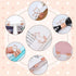 55 Pieces Metal Rose Gold Binder Clips 2 Size 25 Pcs Cute Cat Shaped Binder Clips and 30 Pcs Cat Paper Clips Paper Bookmark Animal Clips Office Su...