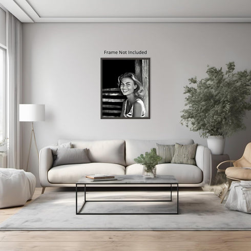 Posterizer 1 pcs-black and white photo art-90s models inspired portarait 3-Photography Art-Retro Art-Decorations for Bedroom, Office, Living Room ...