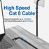 SHD Cat8 Ethernet Cable Cat8 Network LAN Cable High Speed 40Gbps 2000Mhz SFTP Patch Cord for Modem,Router,PC,Mac,Laptop-6 Feet...